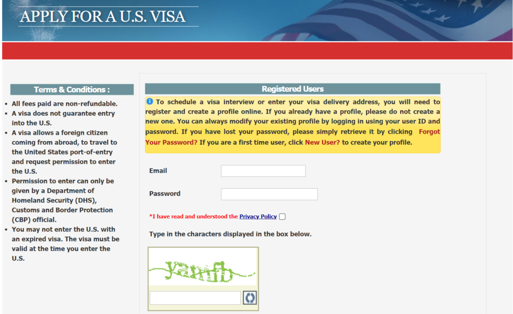 US Embassy Website