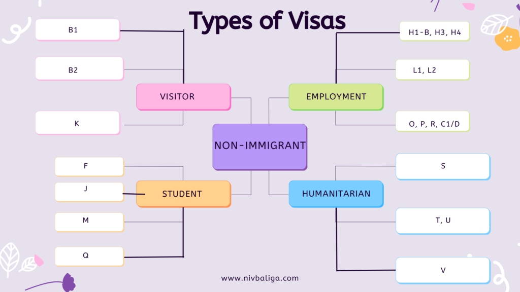 Types of Non-Immigrant Visa